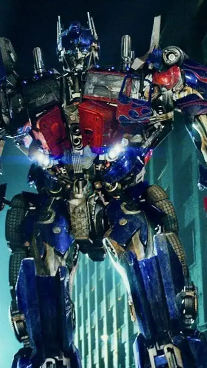 ai character: optimus prime 🍷🗿 background