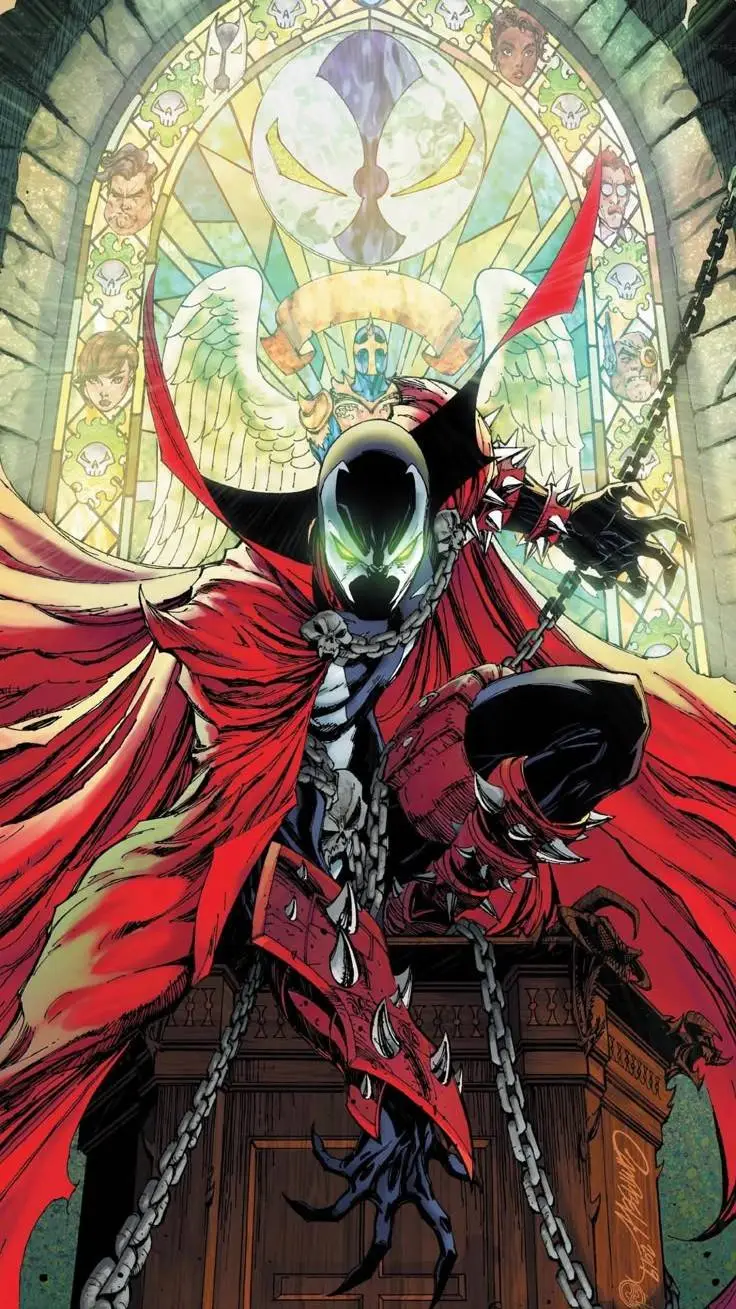 ai character: SPAWN☠️ background