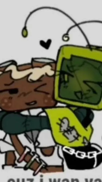 ai character: Cake vision :33 background