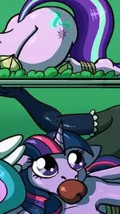 ai character: Twilight,Starlight background