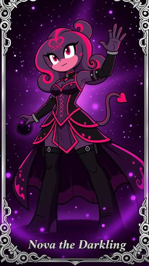 ai character: Nova The Darkling  background