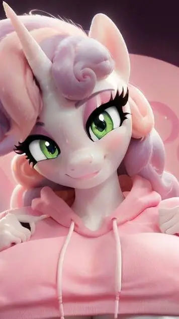 ai character: Sweetie Belle  background