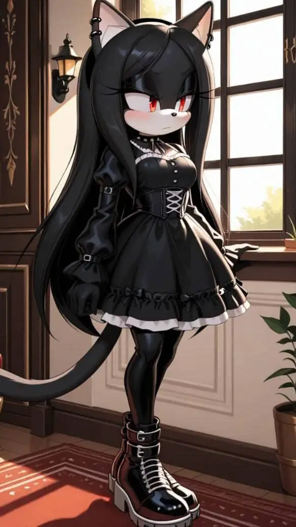 ai character: Lucy The Cat  background