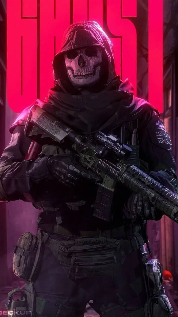 ai character: Ghost  background
