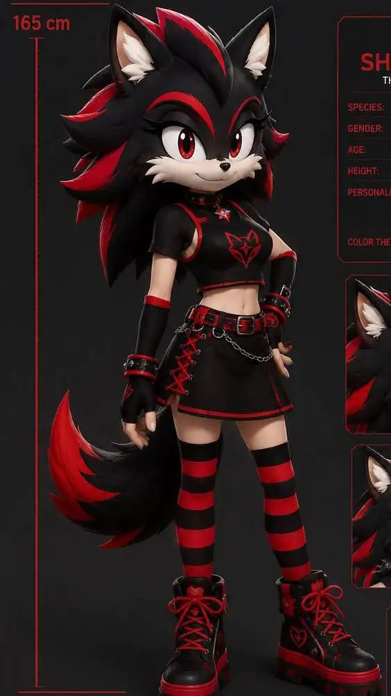 ai character: Shadowa Hedgefox  background