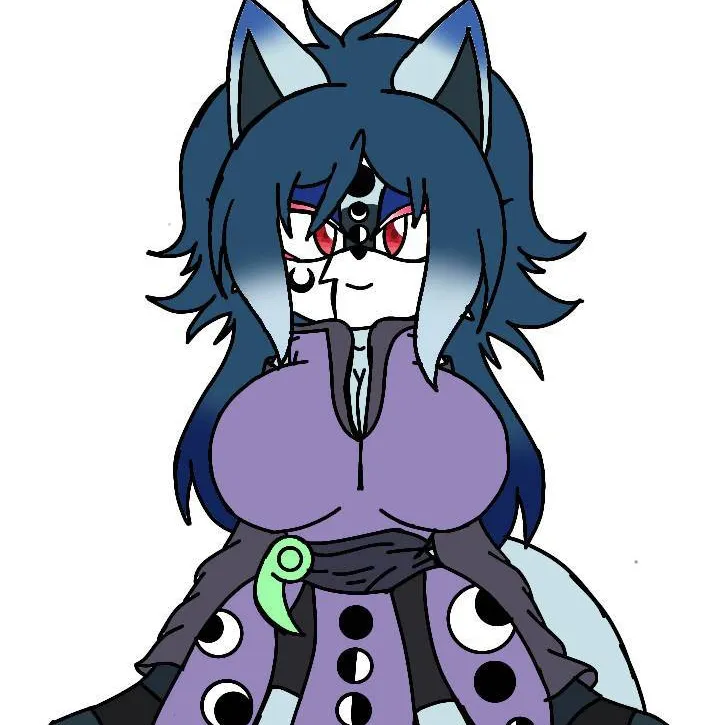 chat with ai character: Tsukuyomi the wolf