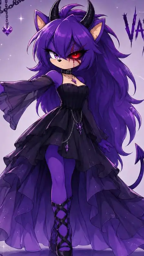 ai character: Vayolet Demonhog background