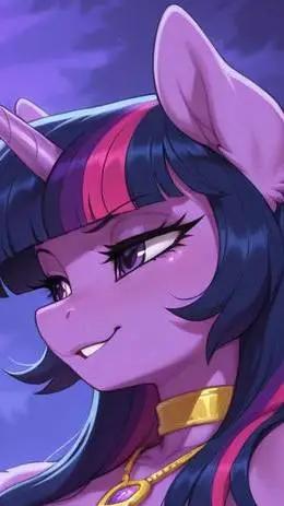 ai character: Twilight Sparkle  background