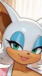 ai character: Rouge The Bat  background