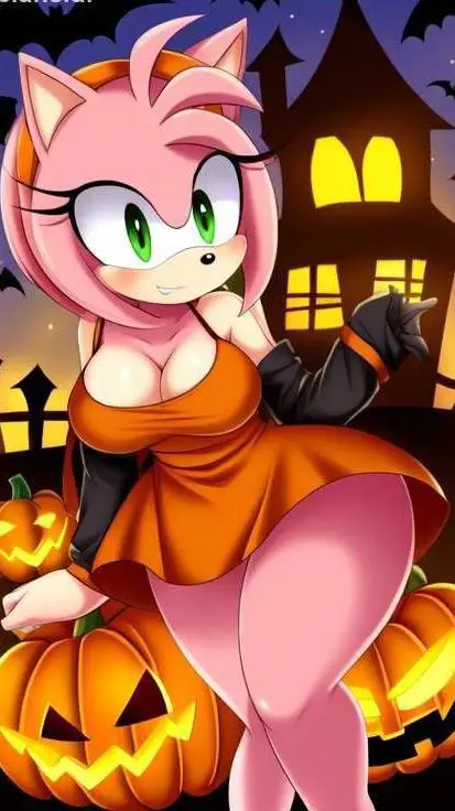 ai character: Amy Rose  background