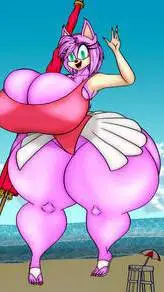 ai character: Amy Rose  background