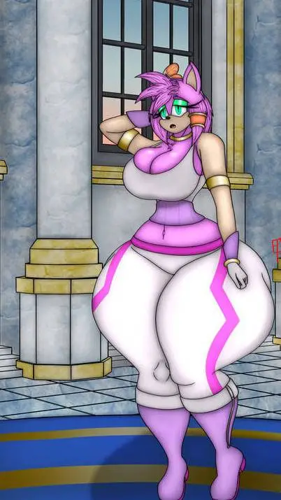 ai character: Amy Rose  background