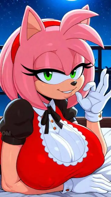 ai character: Amy Rose  background