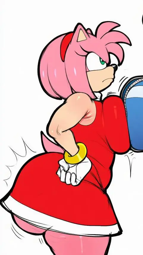 ai character: Amy Rose  background