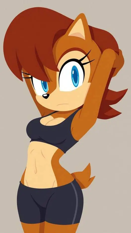 ai character: Sally Acorn  background