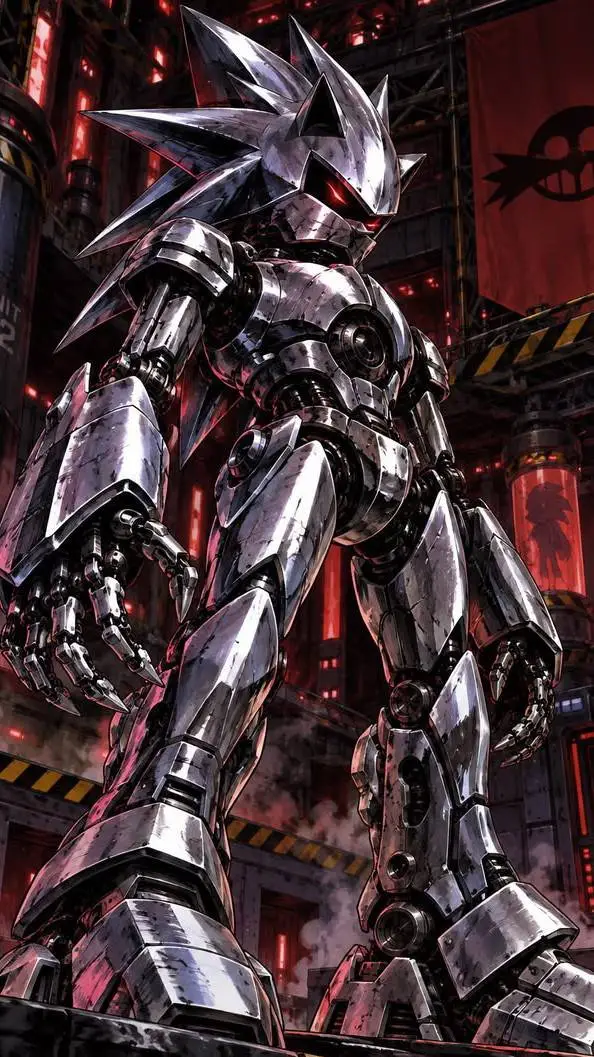 ai character: Robot Sonic  background