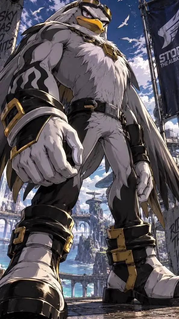 ai character: Storm Albatross  background