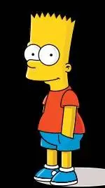 ai character: bart simpson background