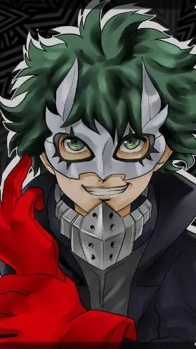 ai character: MHA x P5R background