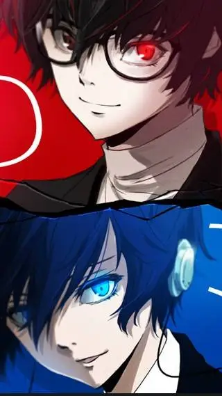 ai character: P3 meets P5R background