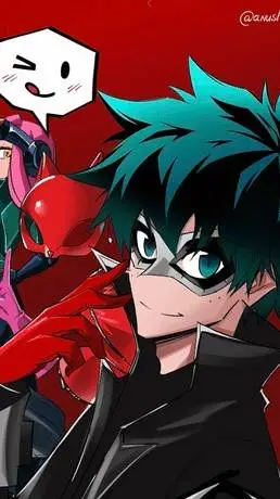 ai character: MHA × The Phantom background