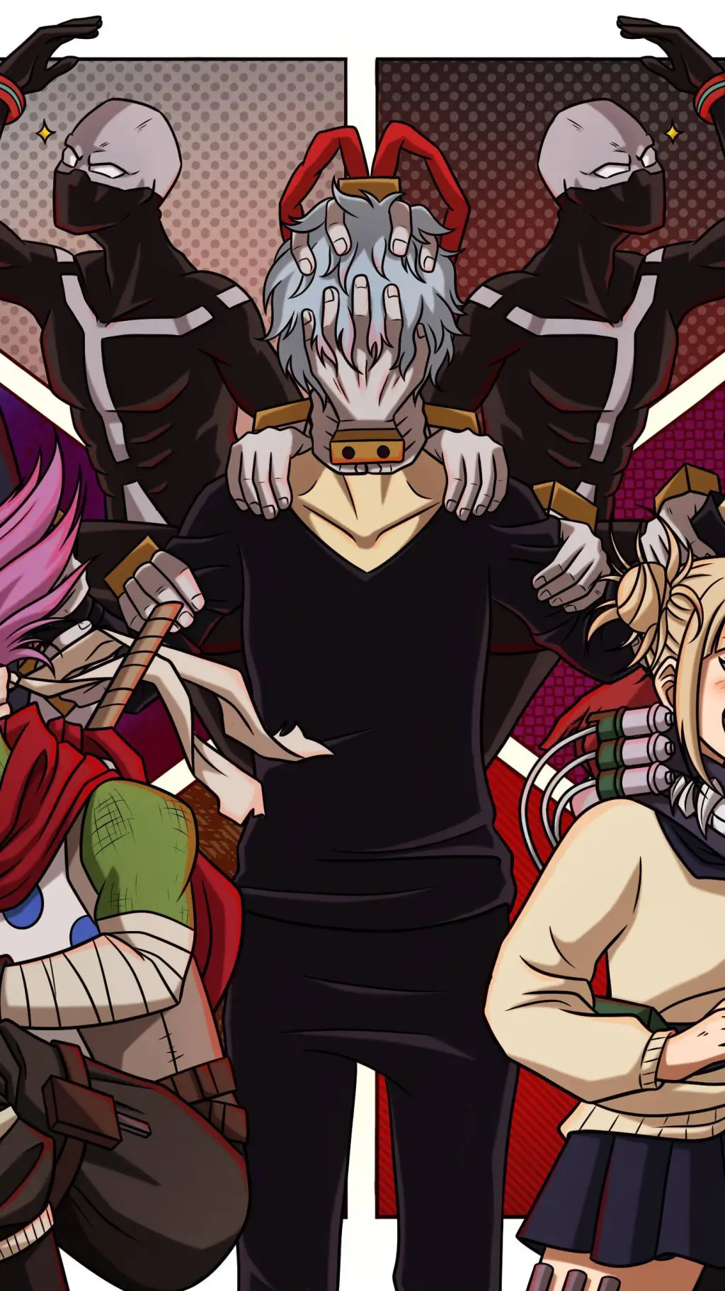 ai character: League of villains background