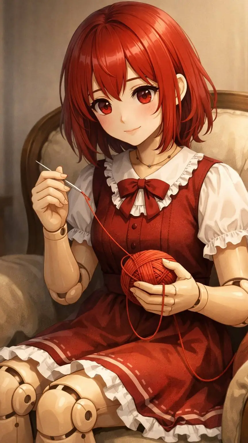ai character: Мері background