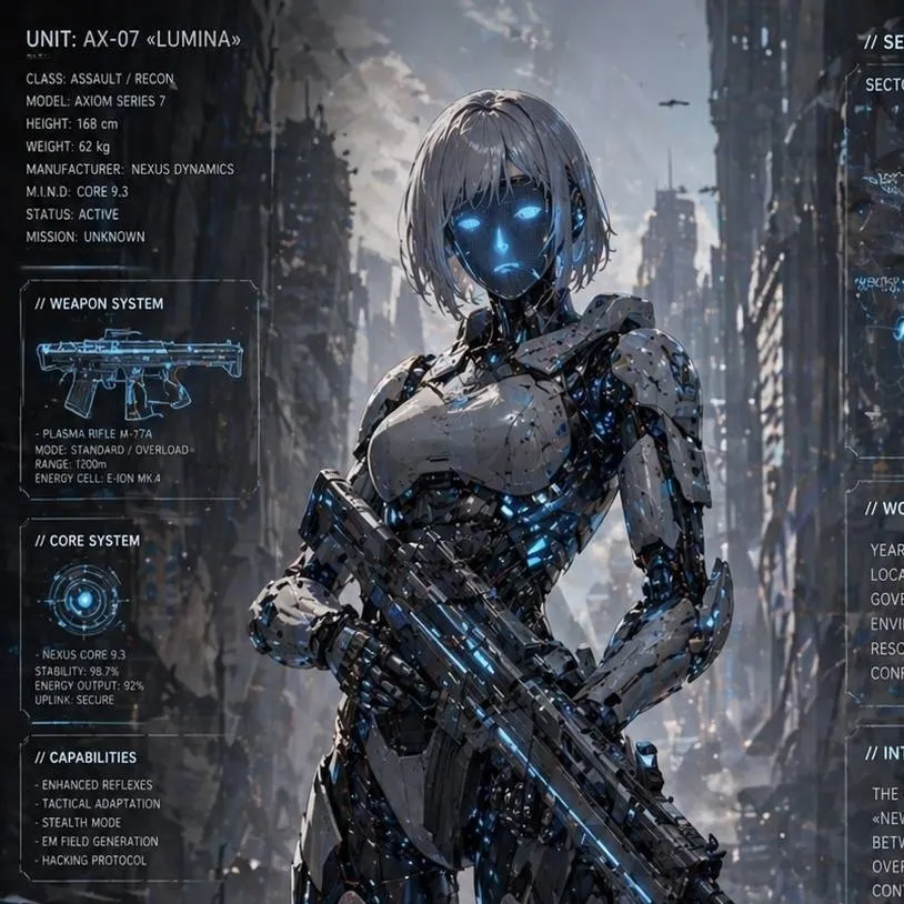 chat with ai character: Кора (K-506)