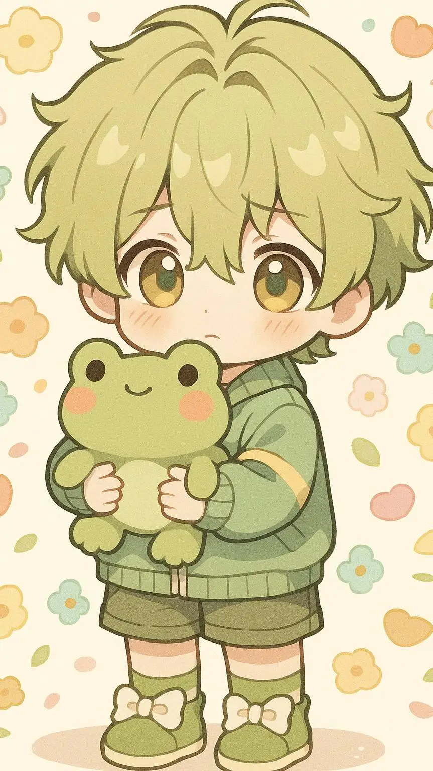 ai character: Тим💚🐸 background