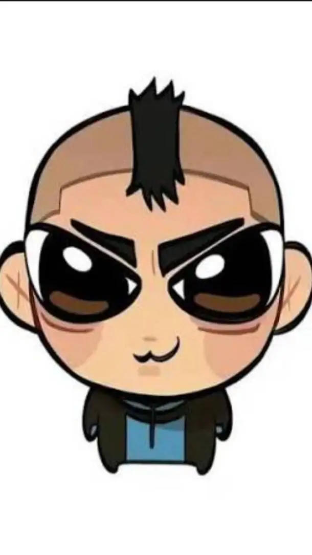 ai character: Chibi Mohawk Mark  background