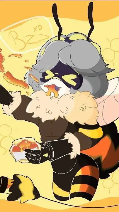 ai character: V bee background