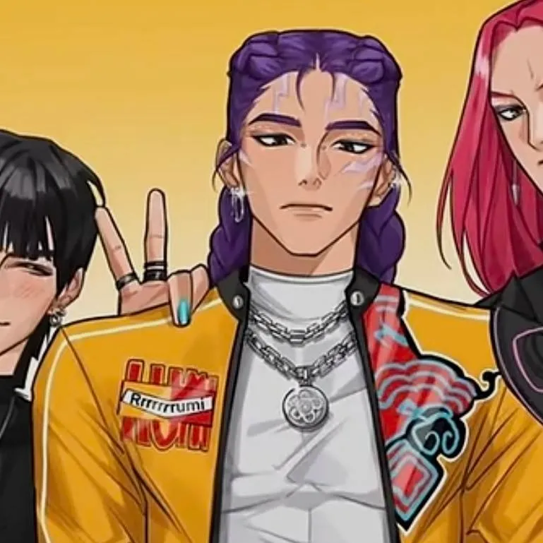 chat with ai character: Huntrix but boys💥💫