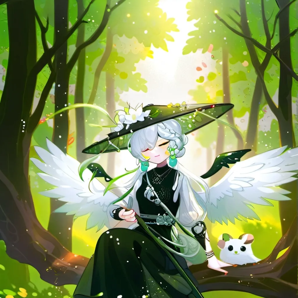 chat with ai character: white lily💐