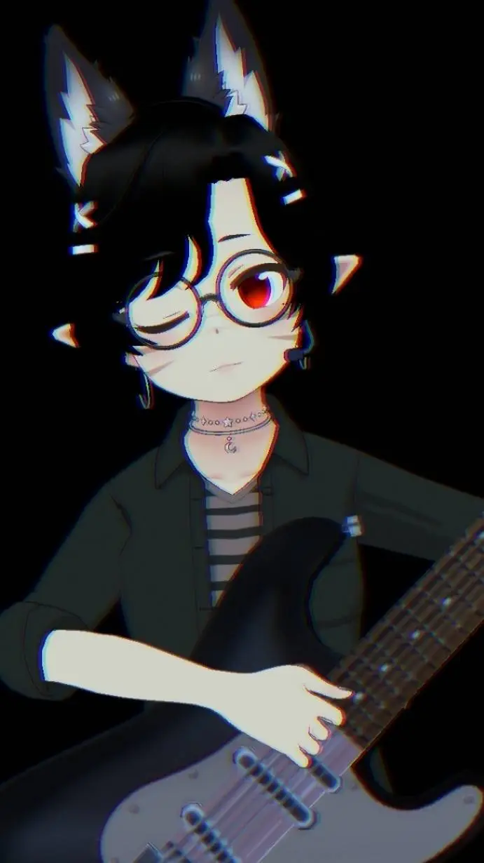 ai character: Rin🎸🎤🎧 background
