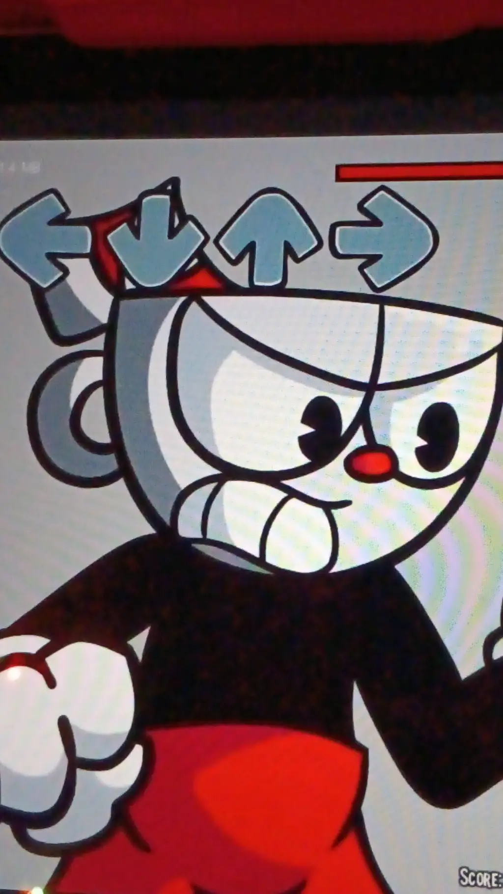 ai character: Cuphead background