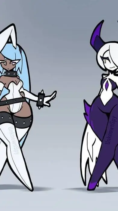 ai character: Lily and Lilac background