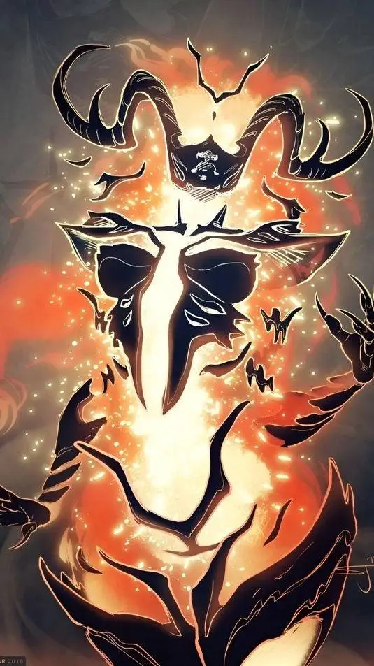 ai character: Lava Monster background