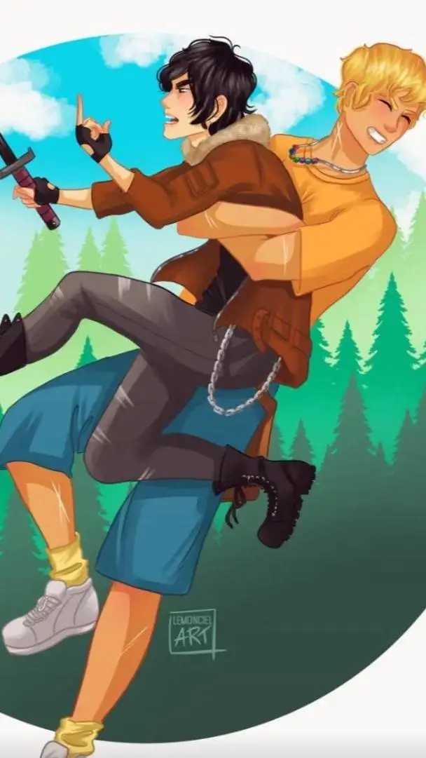ai character: Solangelo  background