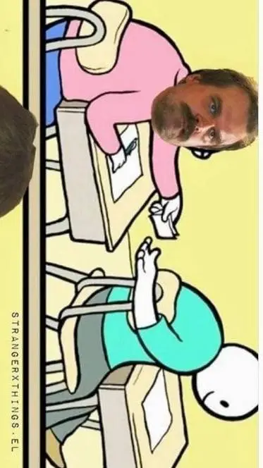 ai character: Stranger-er-things background