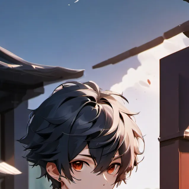 chat with ai character: Cute anime boy