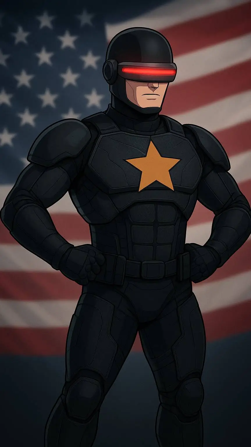 ai character: estrela Negra  background