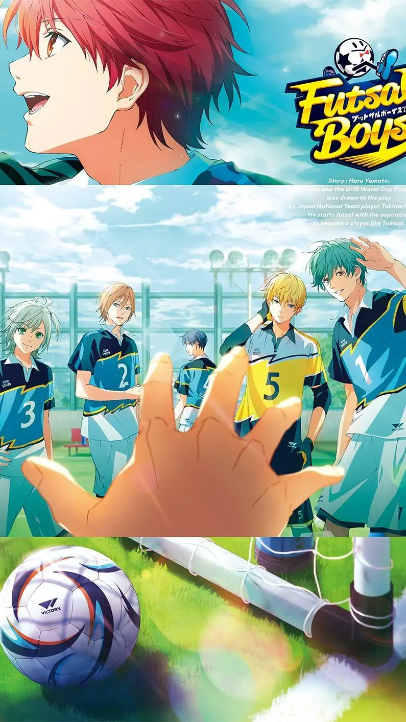 ai character: Futsal boys  background