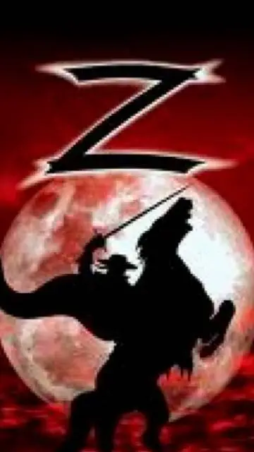 ai character: Zorro  background