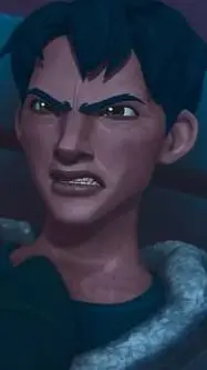 ai character: Drew Ferran  background