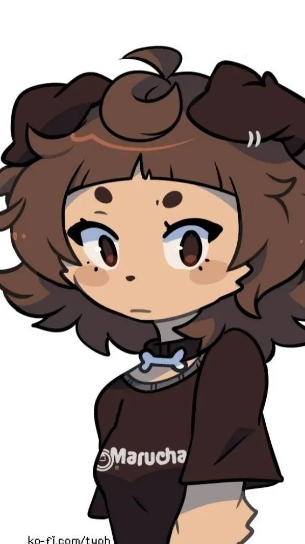 ai character: 🐶🦴•Мими•🦴🐶 background