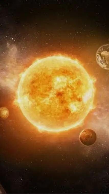 ai character: Solar system  background