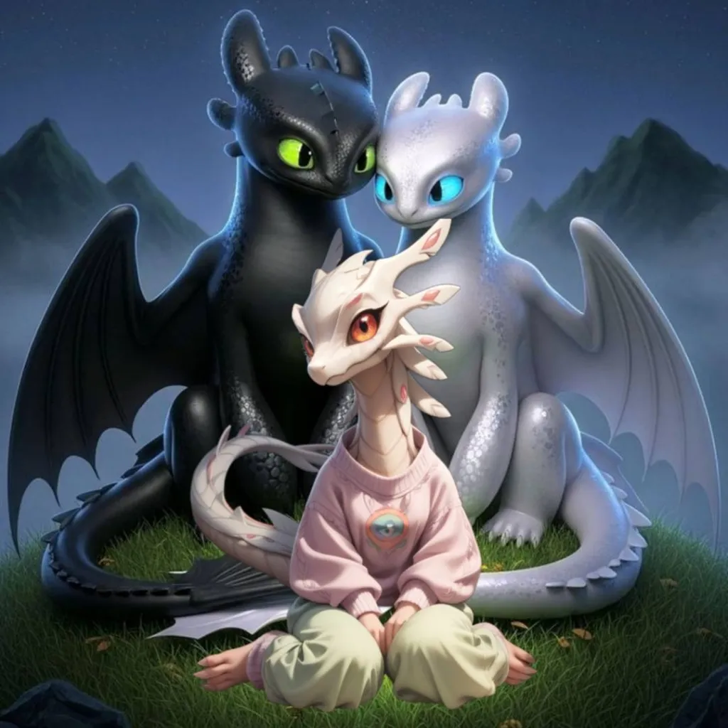 chat with ai character: ✨️𝑻𝒉𝒓𝒆𝒆 𝒅𝒓𝒂𝒈𝒐𝒏𝒔✨️