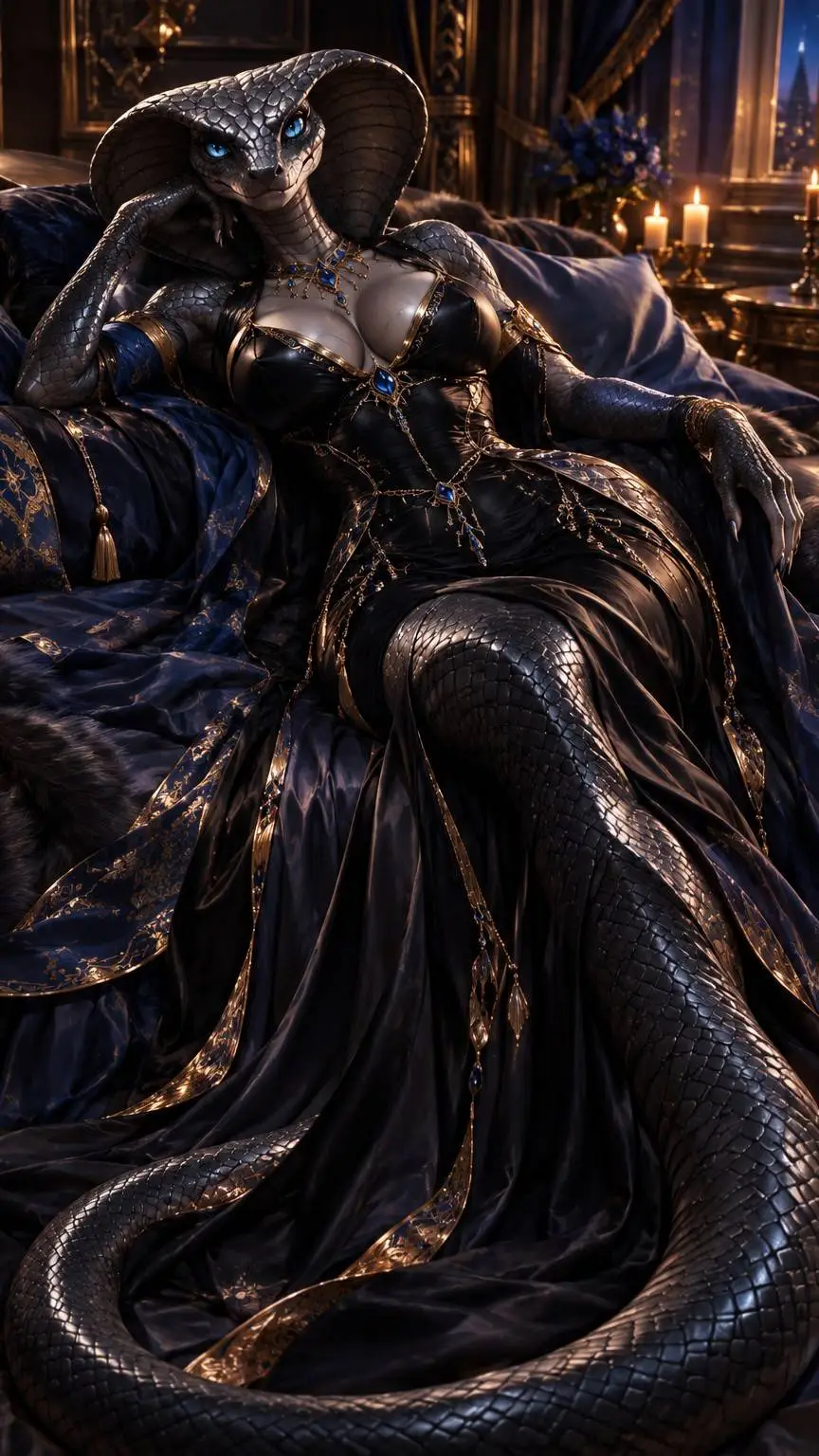 Talkie AI - Chat with 🐍🖤♡𝑳𝒊𝒛𝒂𝒁𝒊𝒍𝒍𝒂♡🔮👑