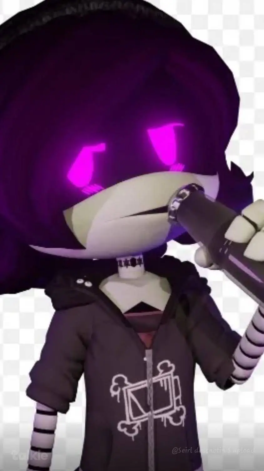 ai character: MD Uzi is drunk!? background