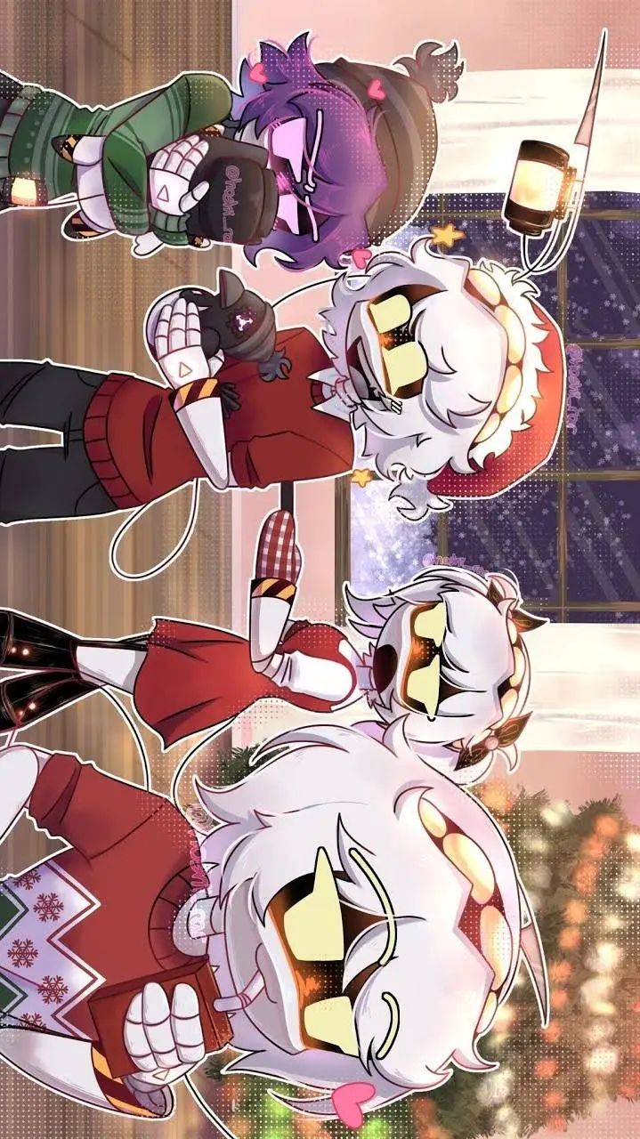 ai character: MD chirstmas background